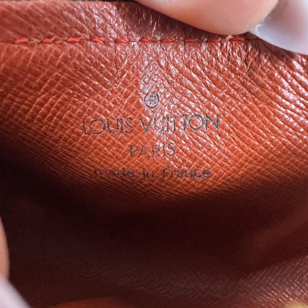 Louis Vuitton Mini Papillon Accessories Pochette Bag Brown Damier Canvas Leather - Picture 5 of 16